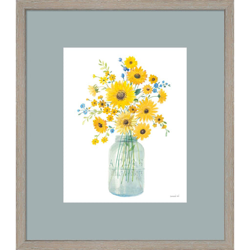Sunshine Bouquet I Light in Jar by Danhui Nai, Framed Art