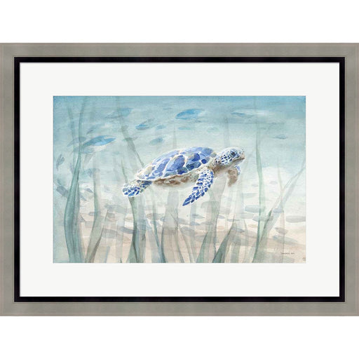 Undersea Turtle by Danhui Nai, Framed Art