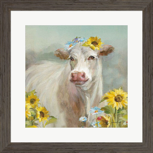 A Cow in a Crown by Danhui Nai, Framed Art