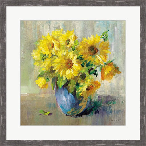 Sunflower Still Life II by Danhui Nai, Framed Art