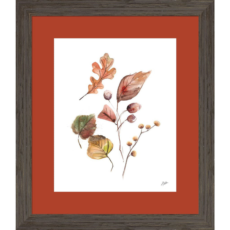Pieces of Autumn I by Karyn Panganiban, Framed Art
