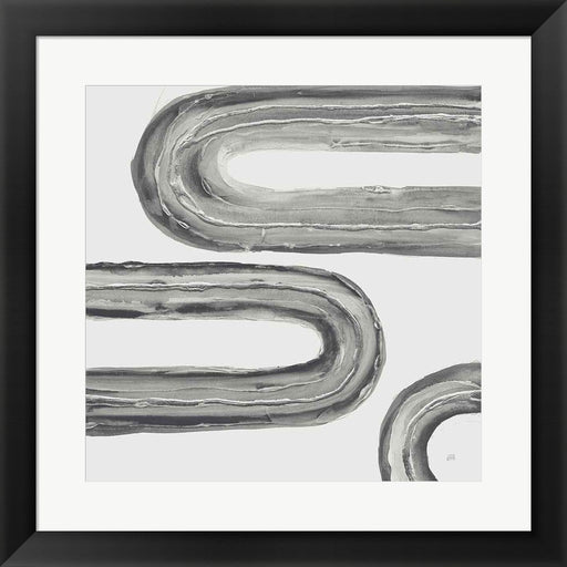 Gray Rainbow V by Chris Paschke, Framed Art