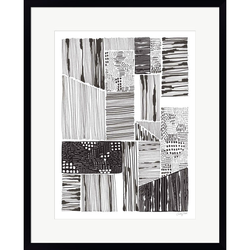 Lined Up IV by Courtney Prahl, Framed Art