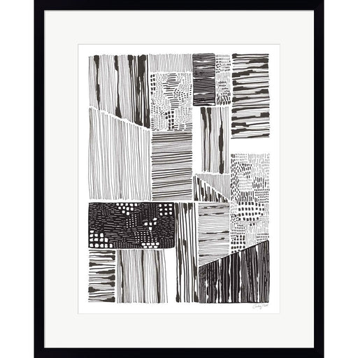 Lined Up IV by Courtney Prahl, Framed Art