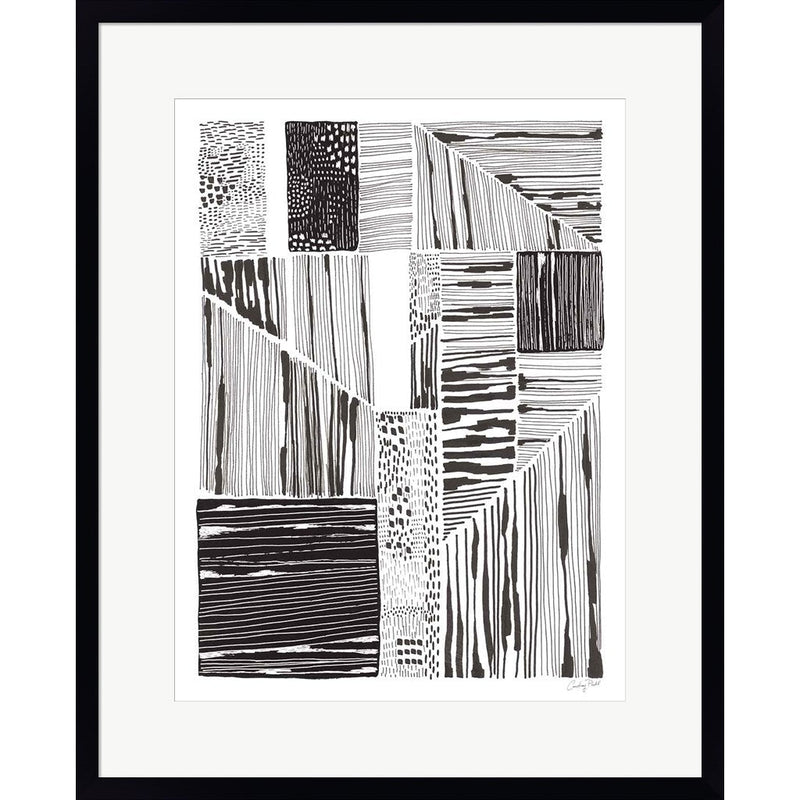 Lined Up II by Courtney Prahl, Framed Art
