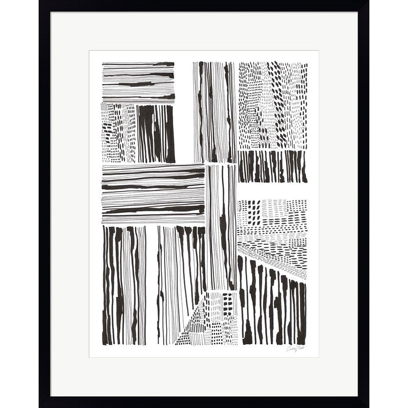 Lined Up I by Courtney Prahl, Framed Art