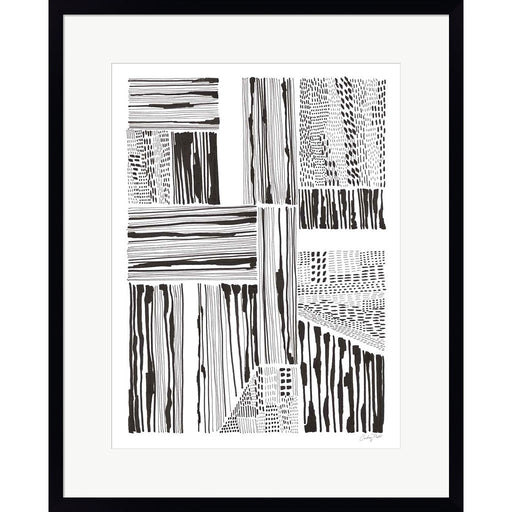 Lined Up I by Courtney Prahl, Framed Art