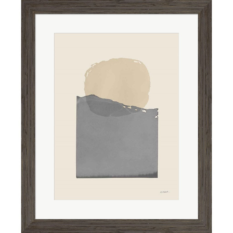 Buoyant Neutral by Mike Schick, Framed Art