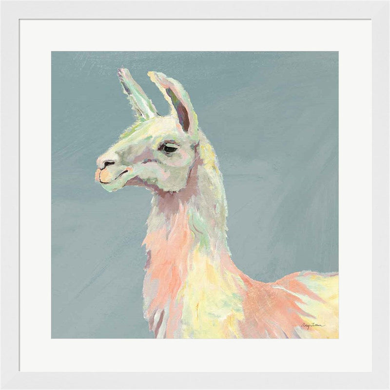Ophelia on Blue Crop by Avery Tillmon, Framed Art
