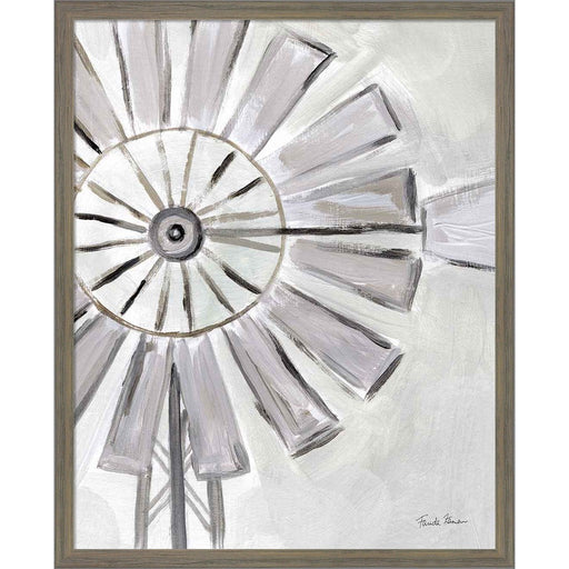Farmhouse Windmill by Farida Zaman, Framed Art