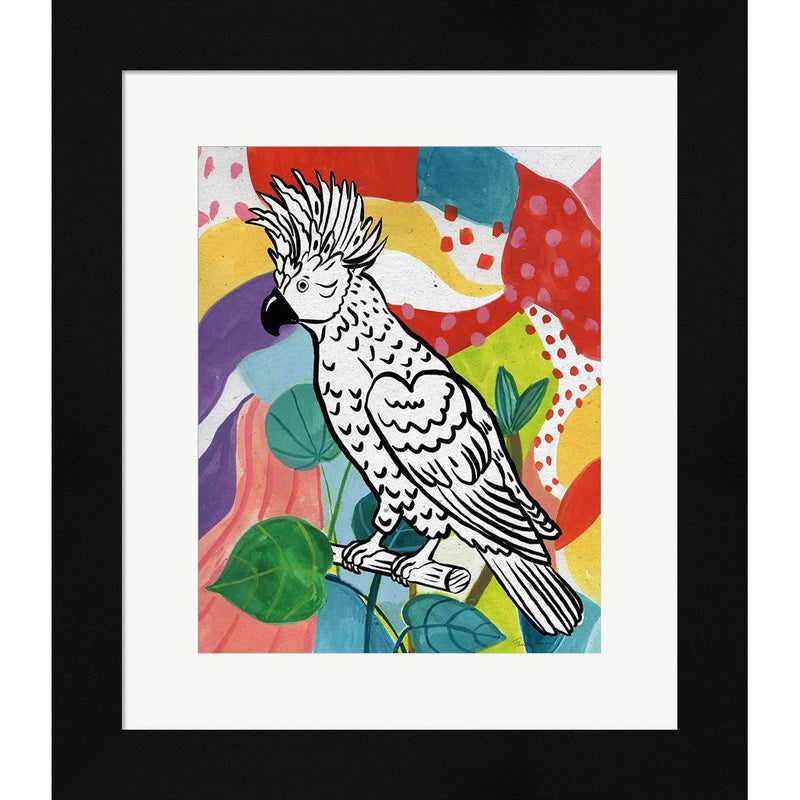 Jungle Cockatoo by Farida Zaman, Framed Art