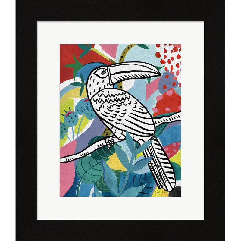 Jungle Toucan by Farida Zaman, Framed Art