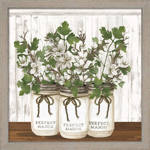 Apple Blossom Trio by Cindy Jacobs, Framed Art