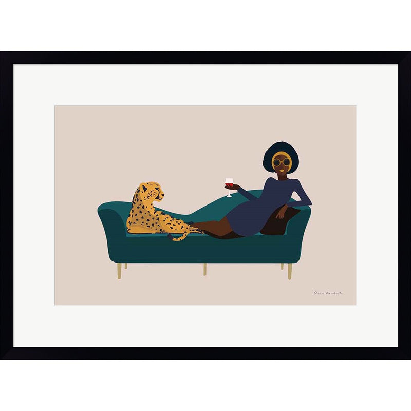 Wild Lounge I by Omar Escalante, Framed Art