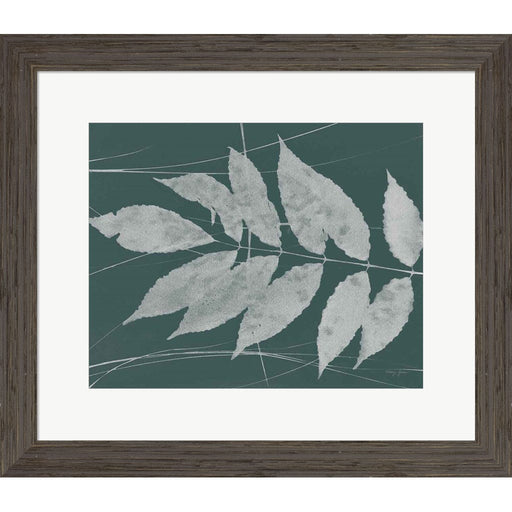 Enchanted Fall Cyanotype IX Horizontal by Nancy Green, Framed Art