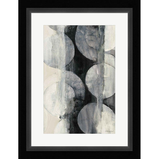 Eclipse Neutral Vertical by Albena Hristova, Framed Art