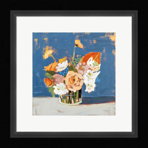 Peach and White Bouquet by Pamela Munger, Framed Art