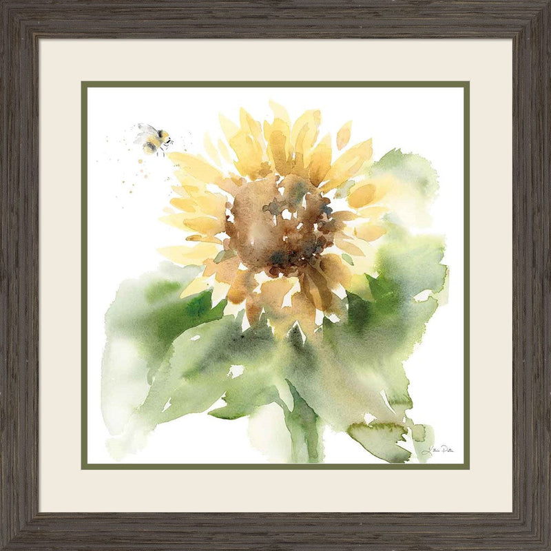 Sunflower Meadow III by Katrina Pete, Framed Art