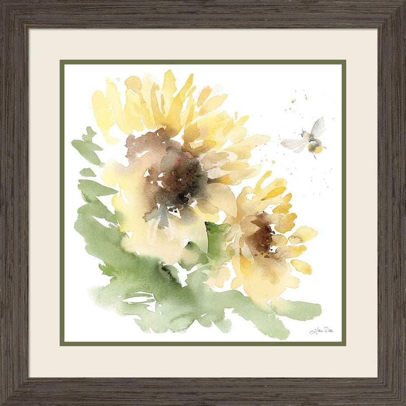 Sunflower Meadow II by Katrina Pete, Framed Art