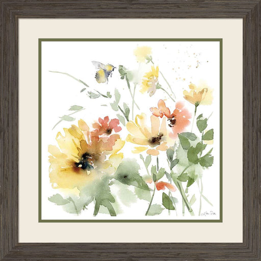 Sunflower Meadow I by Katrina Pete, Framed Art