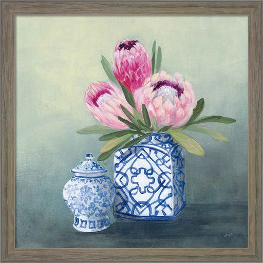 Protea Chinoiserie II by Julia Purinton, Framed Art