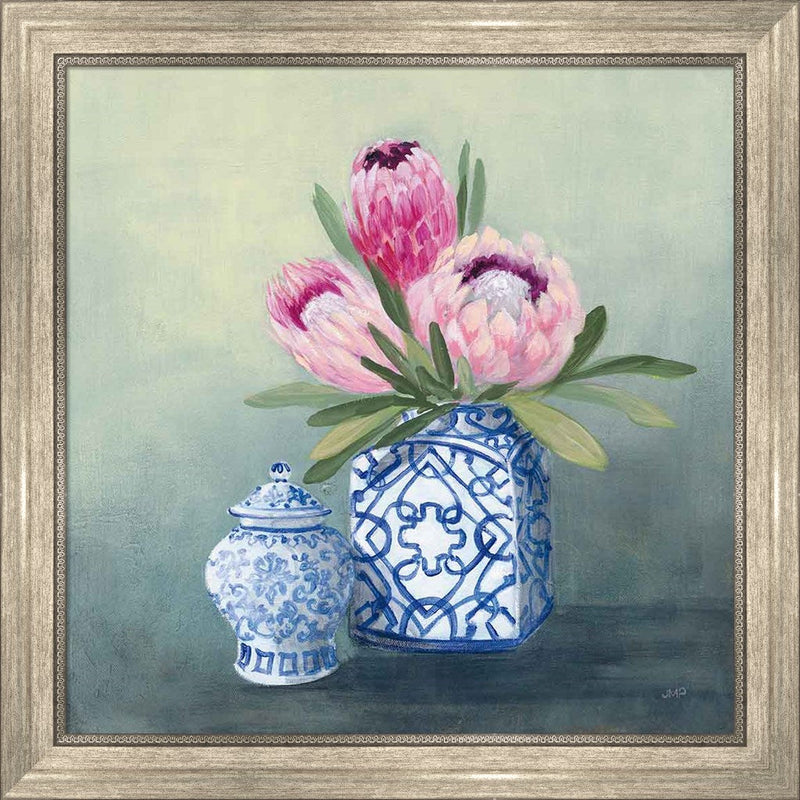 Protea Chinoiserie II by Julia Purinton, Framed Art