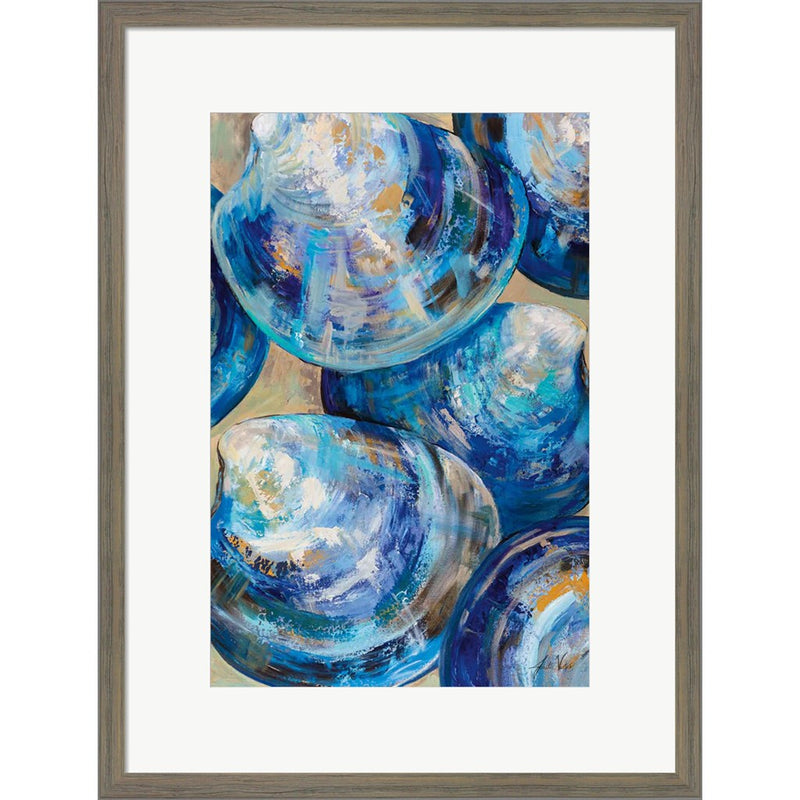 Beyond Blue Shells by Jeanette Vertentes, Framed Art
