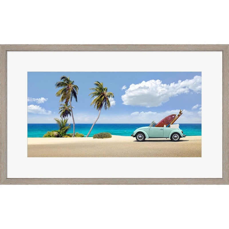 Surfers' Retreat by Gasoline Images, Framed Art