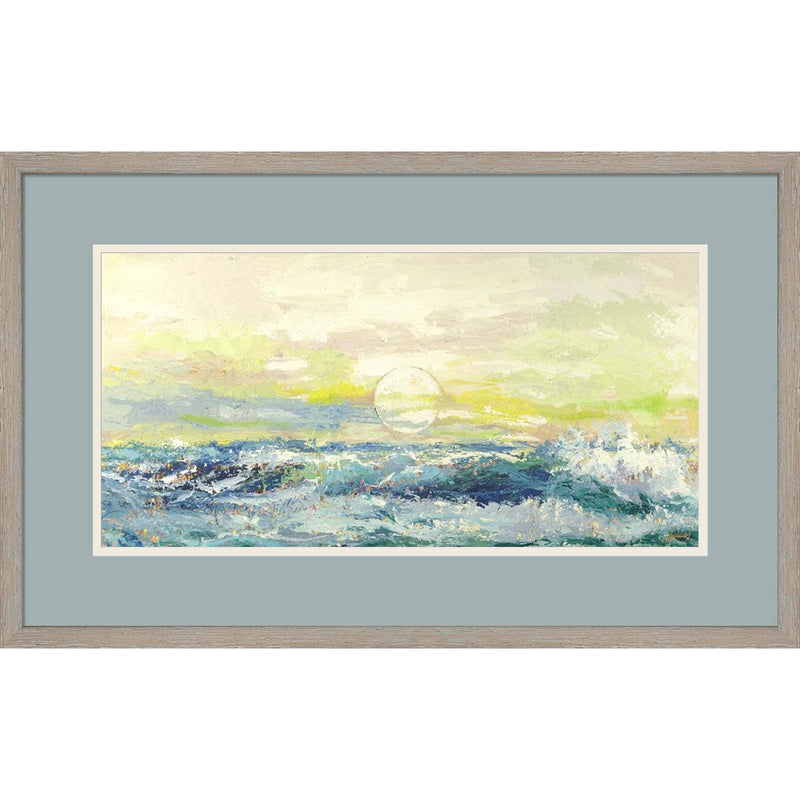 Onde del Mattino by Lucas, Framed Art