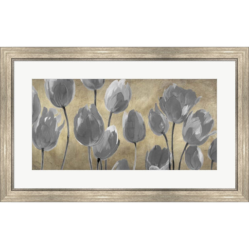 Grey Tulips by Luca Villa, Framed Art