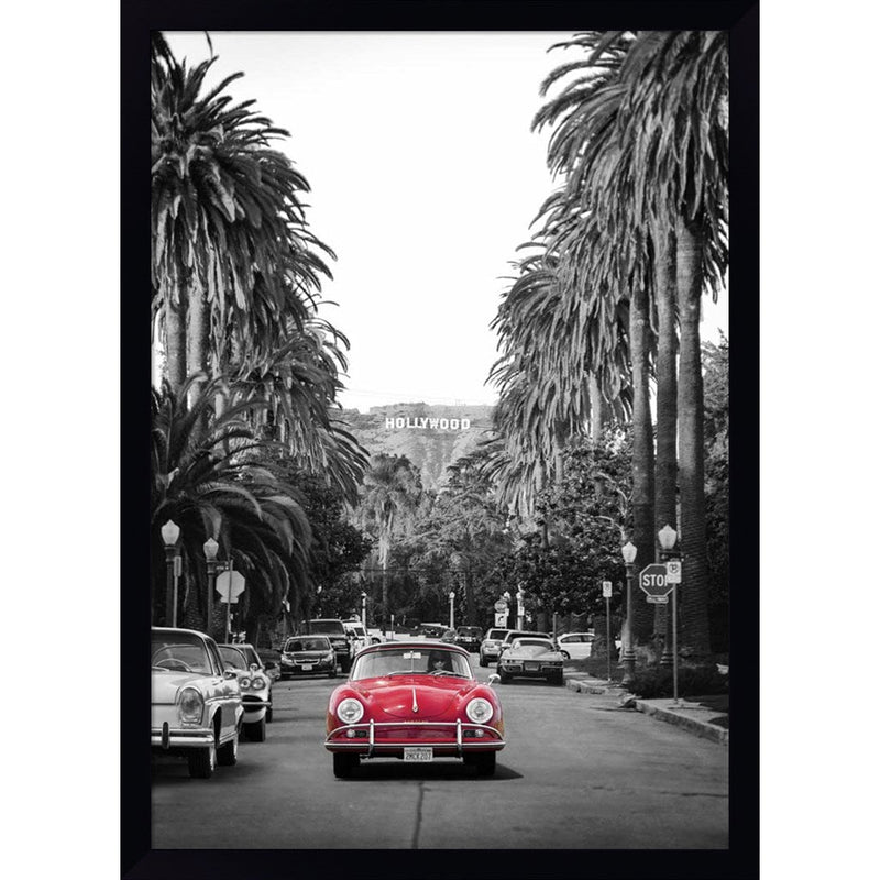 Boulevard in Hollywood by Gasoline Images, Framed Art
