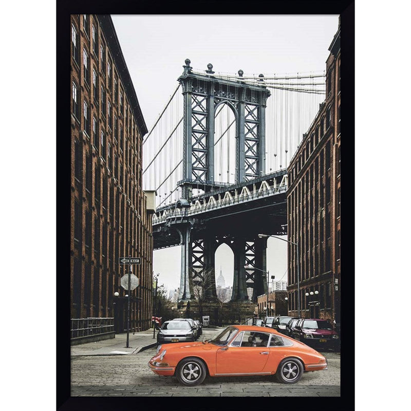 By the Manhattan Bridge by Gasoline Images, Framed Art