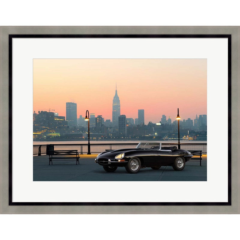 Vintage Spyder in NYC by Gasoline Images, Framed Art
