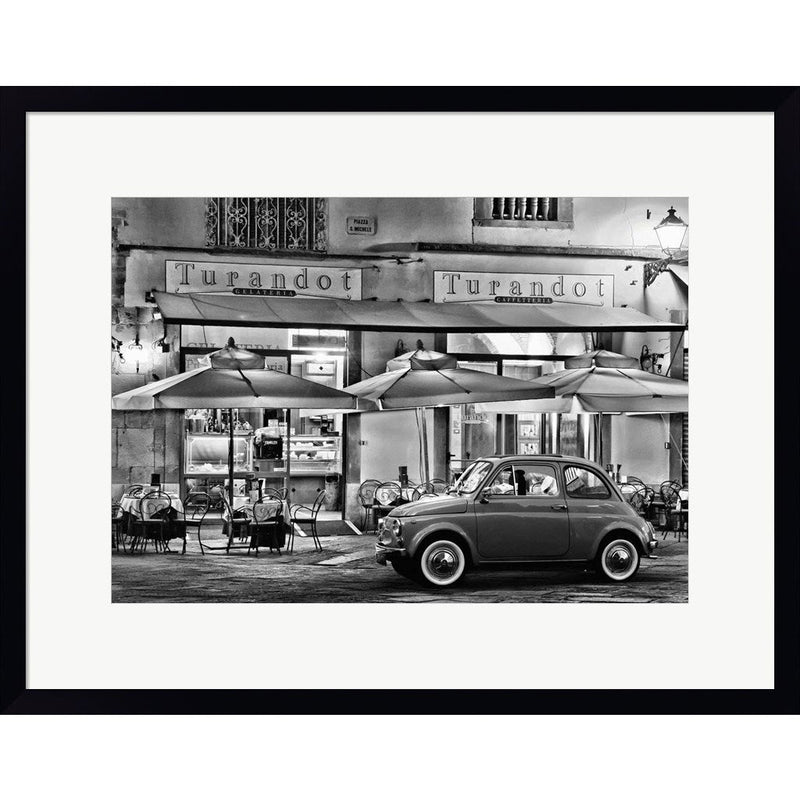 Italian Beauty (BW) by Gasoline Images, Framed Art