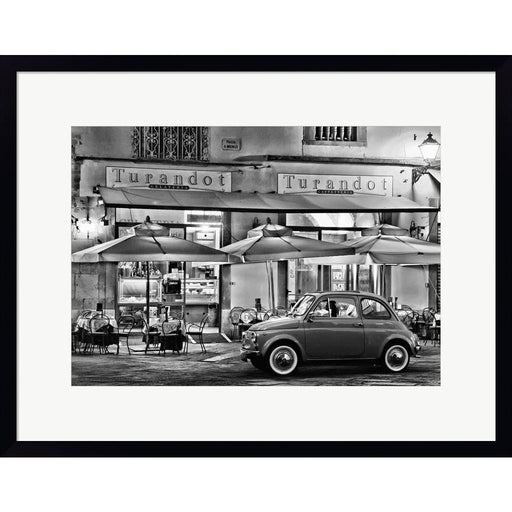Italian Beauty (BW) by Gasoline Images, Framed Art