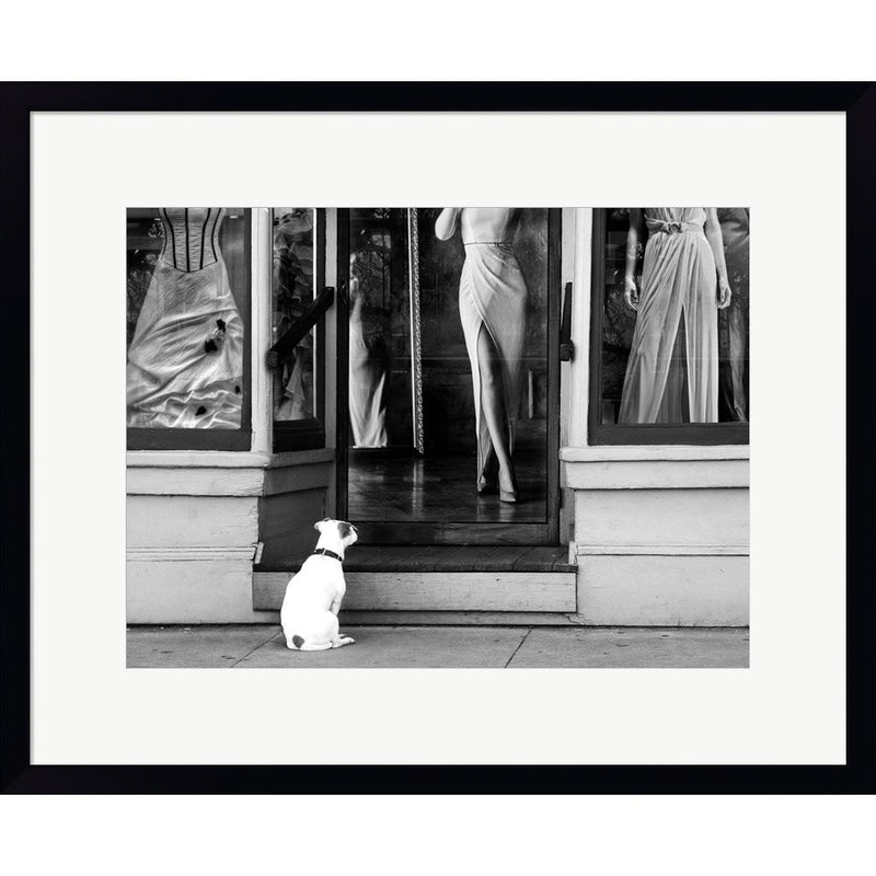 Waiting for Her by Julian Lauren, Framed Art
