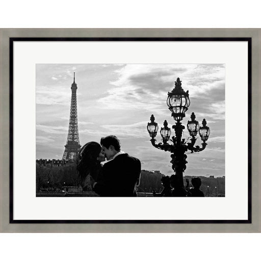A Kiss in Paris by Julian Lauren, Framed Art