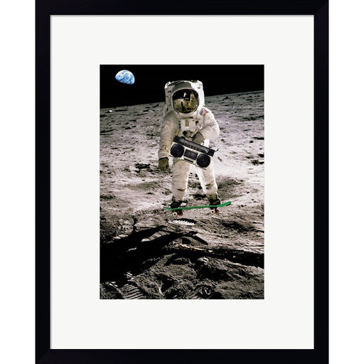 Moonskating (NASA) by Astrolabs, Framed Art