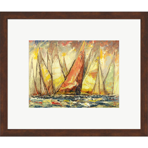 Grande Regata by Luigi Florio, Framed Art