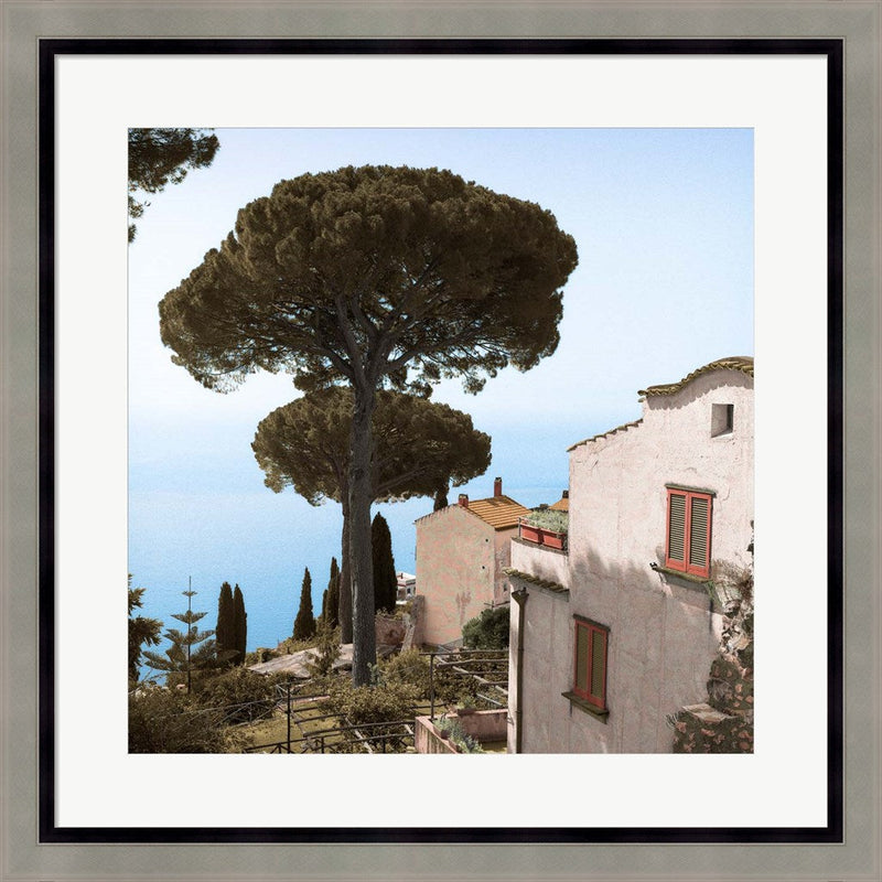 Amalfi Coastal Villas by Alan Blaustein, Framed Art