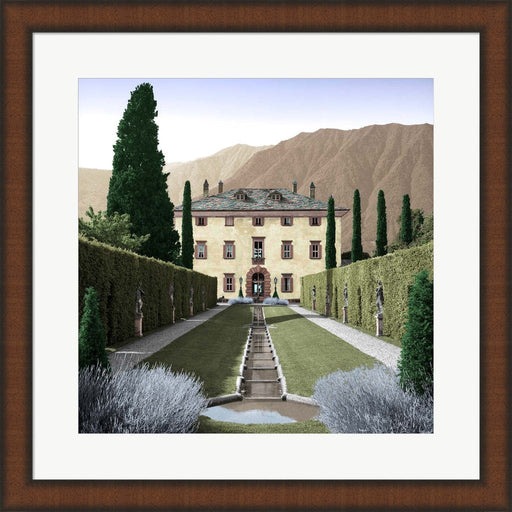 Villa Balbiano No. 3 by Alan Blaustein, Framed Art