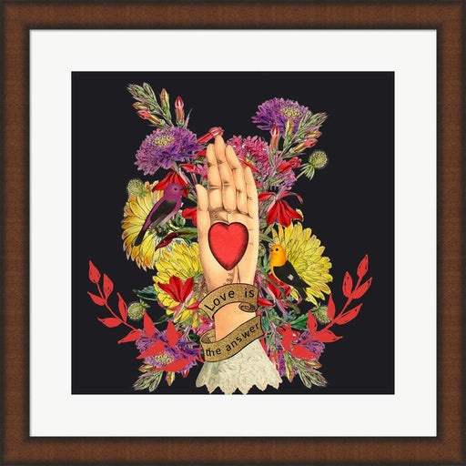 Love Is the Answer by Erika C. Brothers, Framed Art