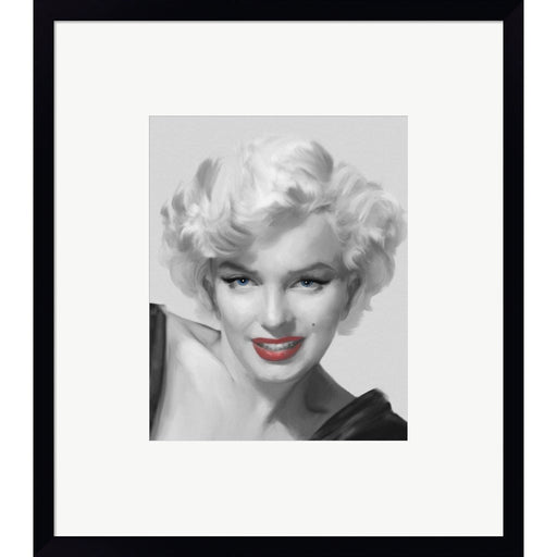 The Look Red Lips by Chris Consani, Framed Art