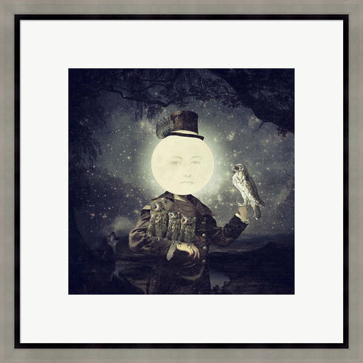 Full Moon by Paula Belle Flores, Framed Art