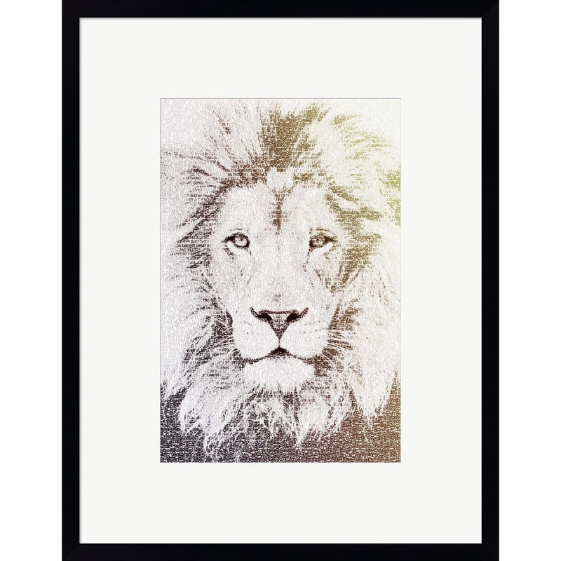 Lion by Paula Belle Flores, Framed Art