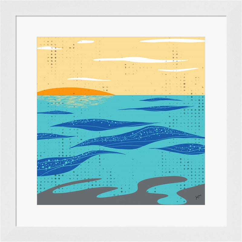 Calm Surf by Trish Sierer, Framed Art