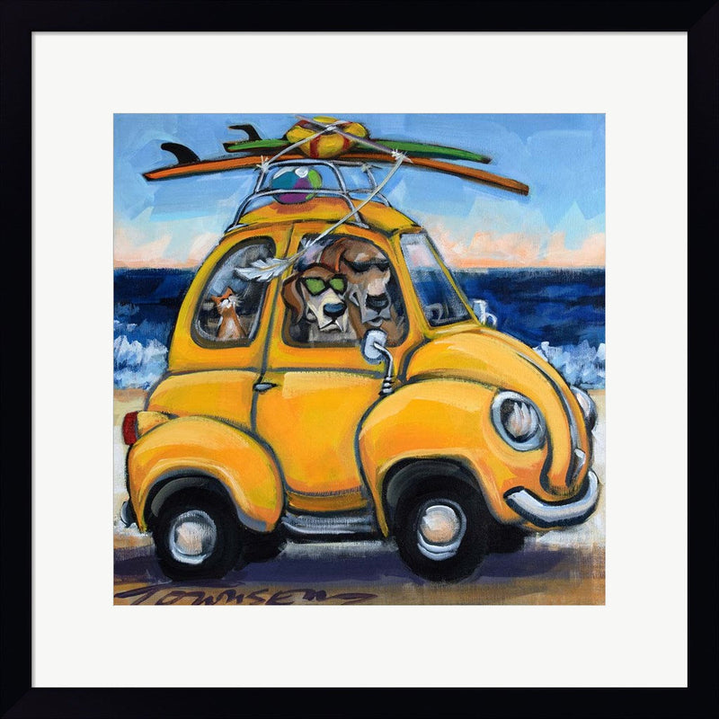 Beachy Keen by CR Townsend, Framed Art