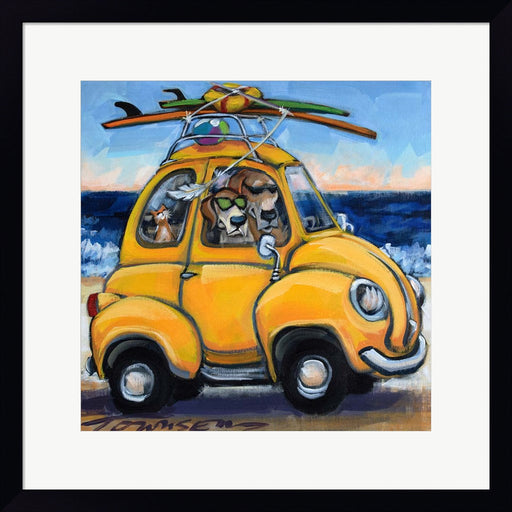 Beachy Keen by CR Townsend, Framed Art