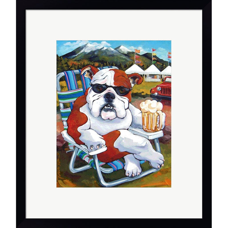 Bully For Beer Fest by CR Townsend, Framed Art