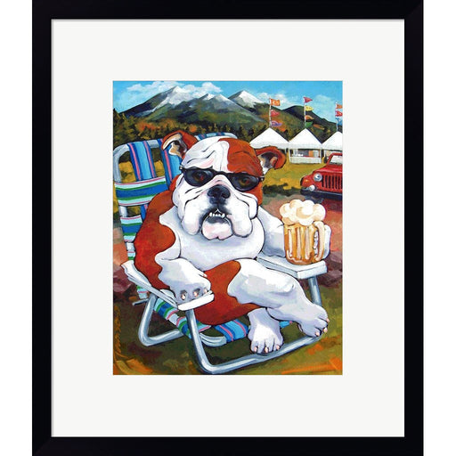 Bully For Beer Fest by CR Townsend, Framed Art